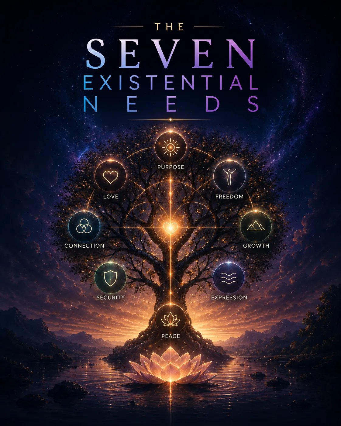 Seven Existential Needs, a holistic guided journey