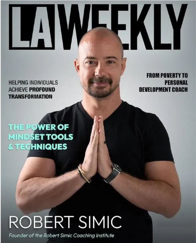 Robert Simic on the cover of LA Weekly